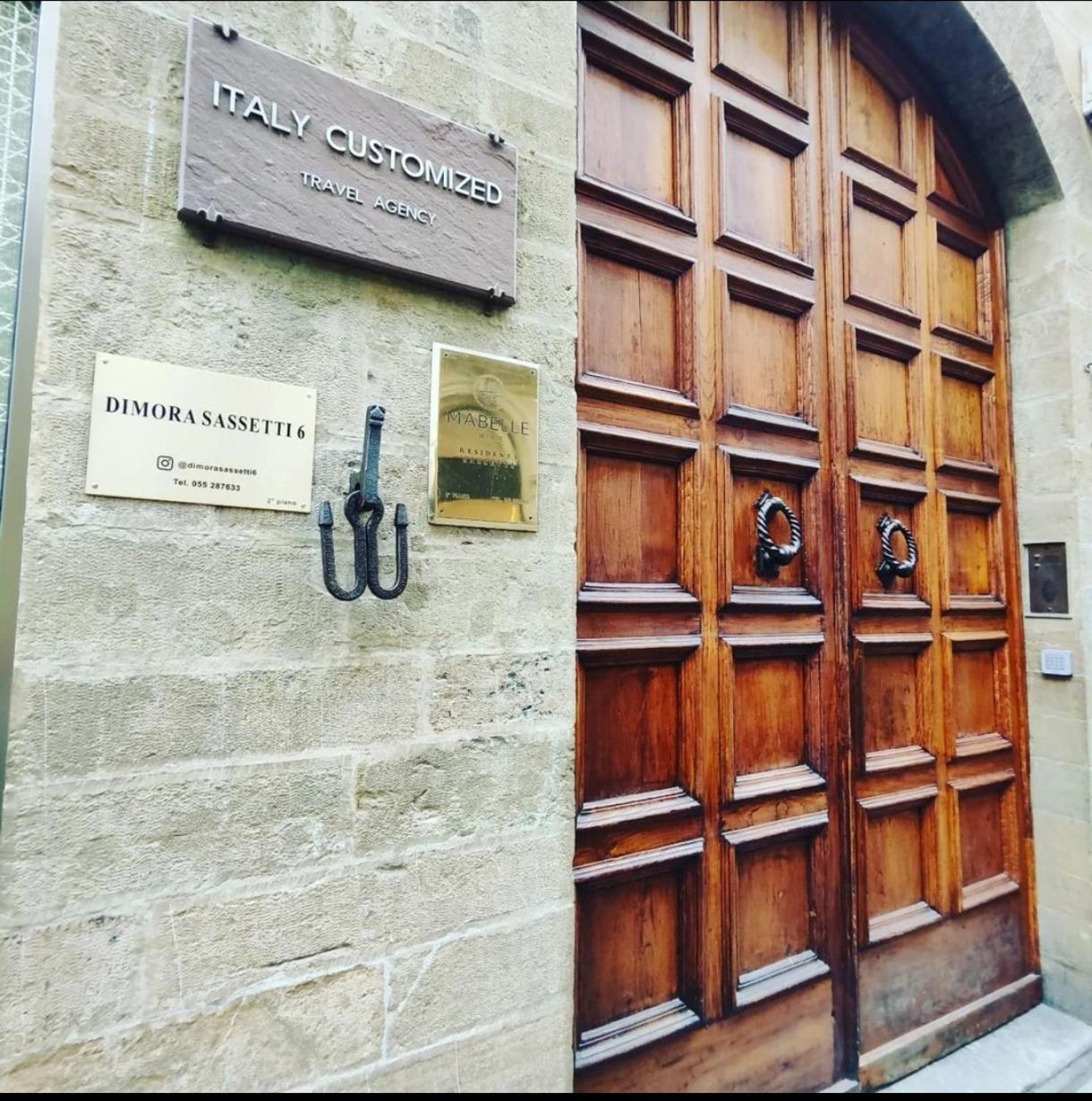 B&B Dimora Sassetti 6 Florenz Exterior foto